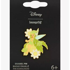 Loungefly Disney Tinker Bell Pin Cape Floral Enamel Pin Authentic New On Card